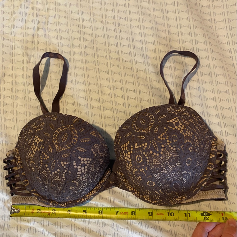 No Size Victorias Secret Bra Lace Purple Push Up Beautiful